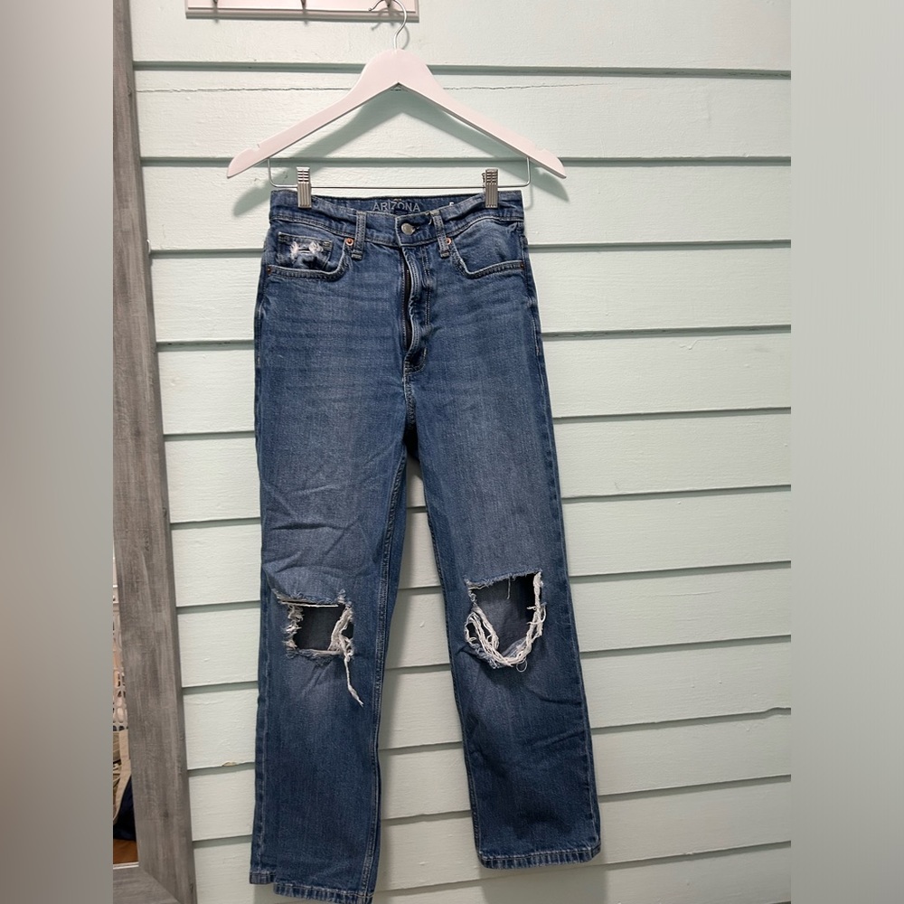 Arizona highest rise 90s ankle straight jeans